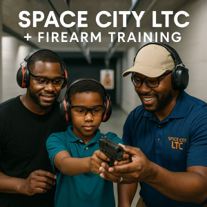 Parent + Child Gun Safety (gun + ammo