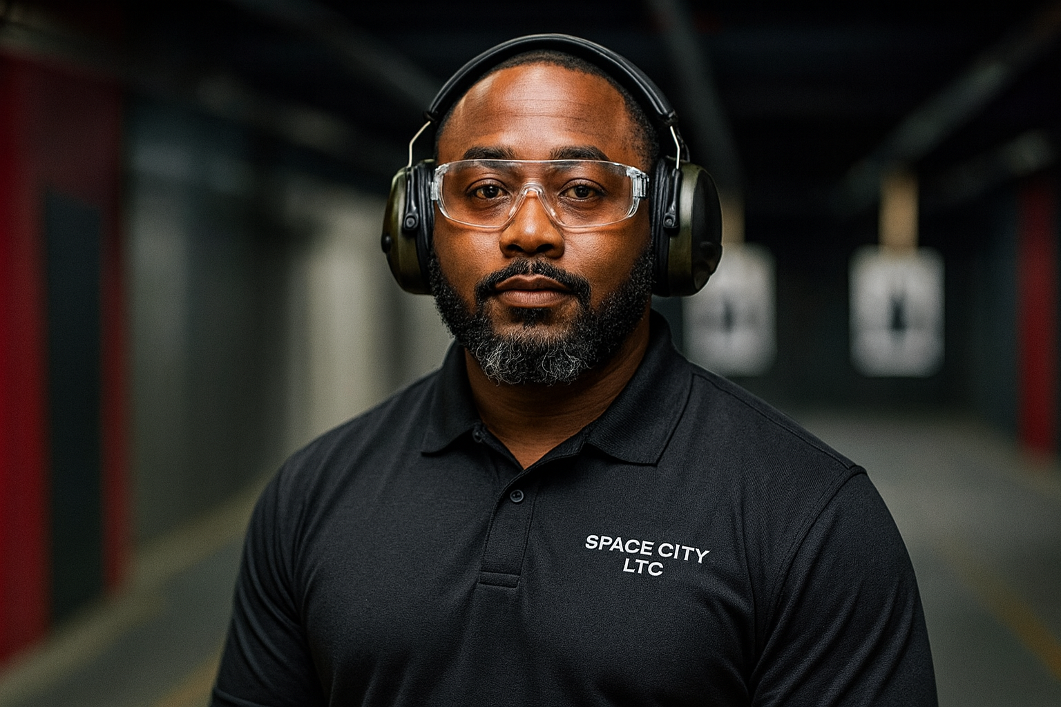 Space City LTC Instructor at the range